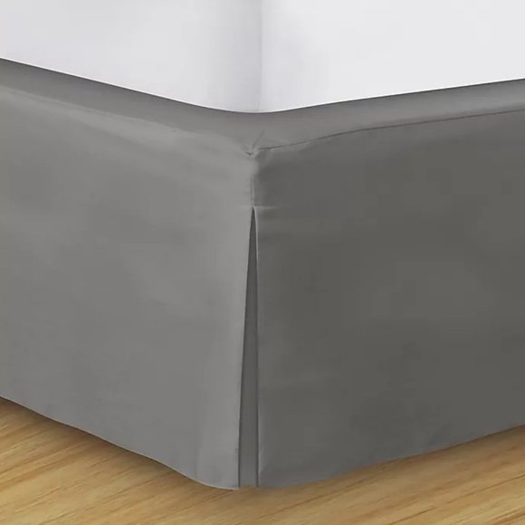 Wrap-Around Wonderskirt Twin Bed Skirt in Light Grey - Picture 1 of 9